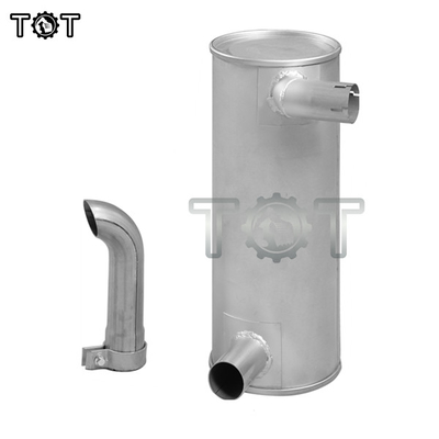 erpillar E312 E120B S4K ইঞ্জিন নিষ্কাশন মাফলার সাইলেন্সার OEM