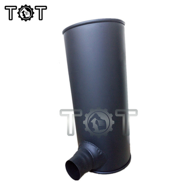 PC300-5 6D108 বুলডোজার ইঞ্জিন নিষ্কাশন মাফলার অ্যালুমিনিয়াম আয়রন কোমাটসু মাফলার